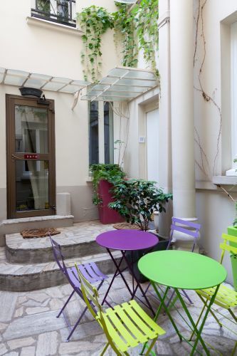 Hotel Marais De Launay - Innenhof